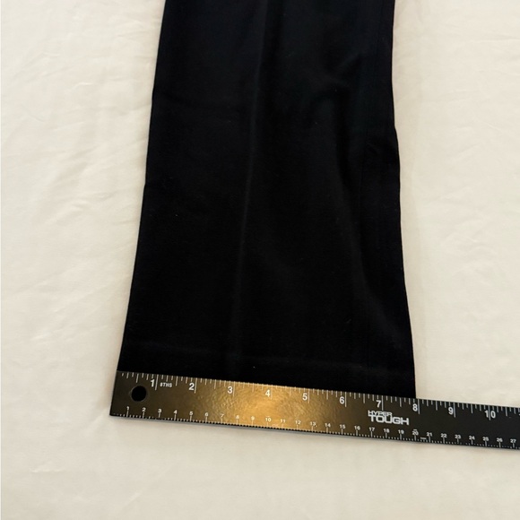 Rafaella Black Dress Pants Straight Leg Flare Work Office Classic - Size 10 - Picture 7 of 8